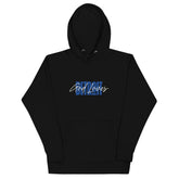 God Loves Detroit Hoodie - Blue Text